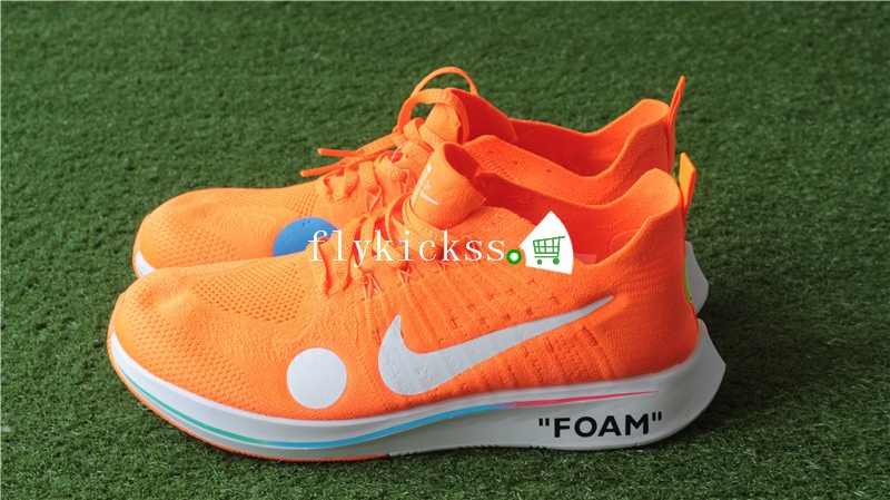 Best Off White x Nike Zoom Fly Mercurial Flyknit Orange